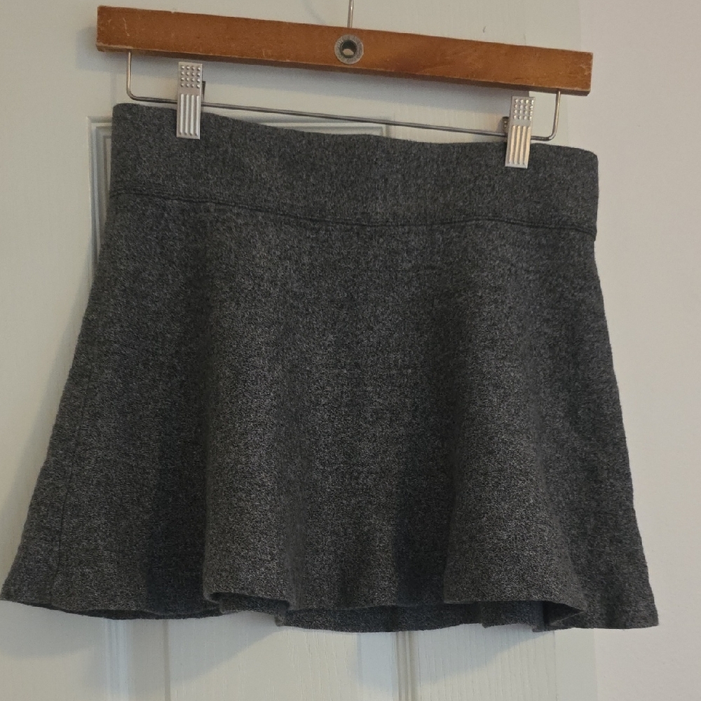 Aritzia Dark Gray Skater Skirt